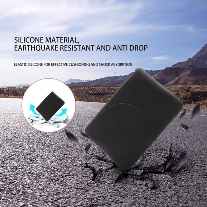 For OPPO MPBV01 Power Bank Silicone Case Ultra Thin Protective Cover - Black - 5