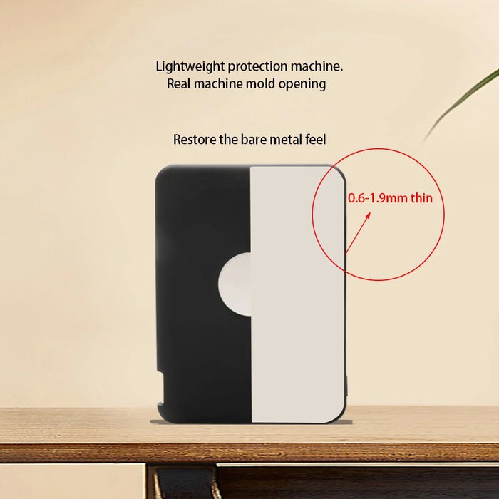 For OPPO MPBV01 Power Bank Silicone Case Ultra Thin Protective Cover - Black - 6