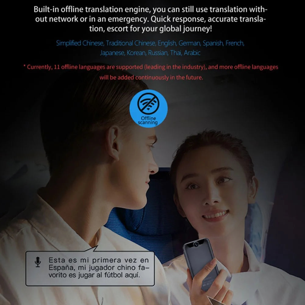 T7 1+16GB Smart Voice Translator 500W HD Camera Photo Translation 4G WiFi Translation Device - 5