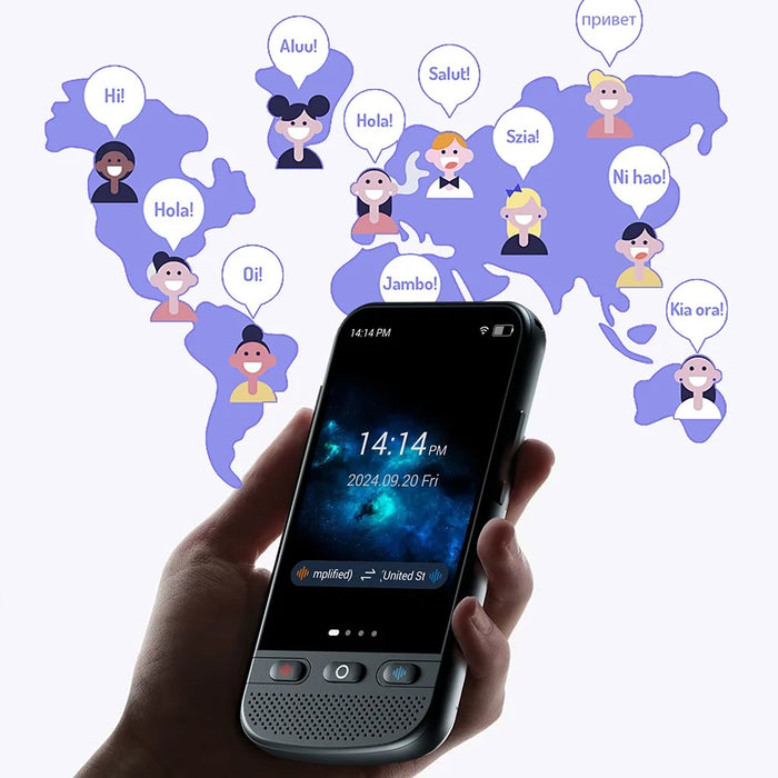 T7pro 1+8GB 4 Inch Smart Voice Translator Device Accurate Translation Photo Language Interpreter - 3