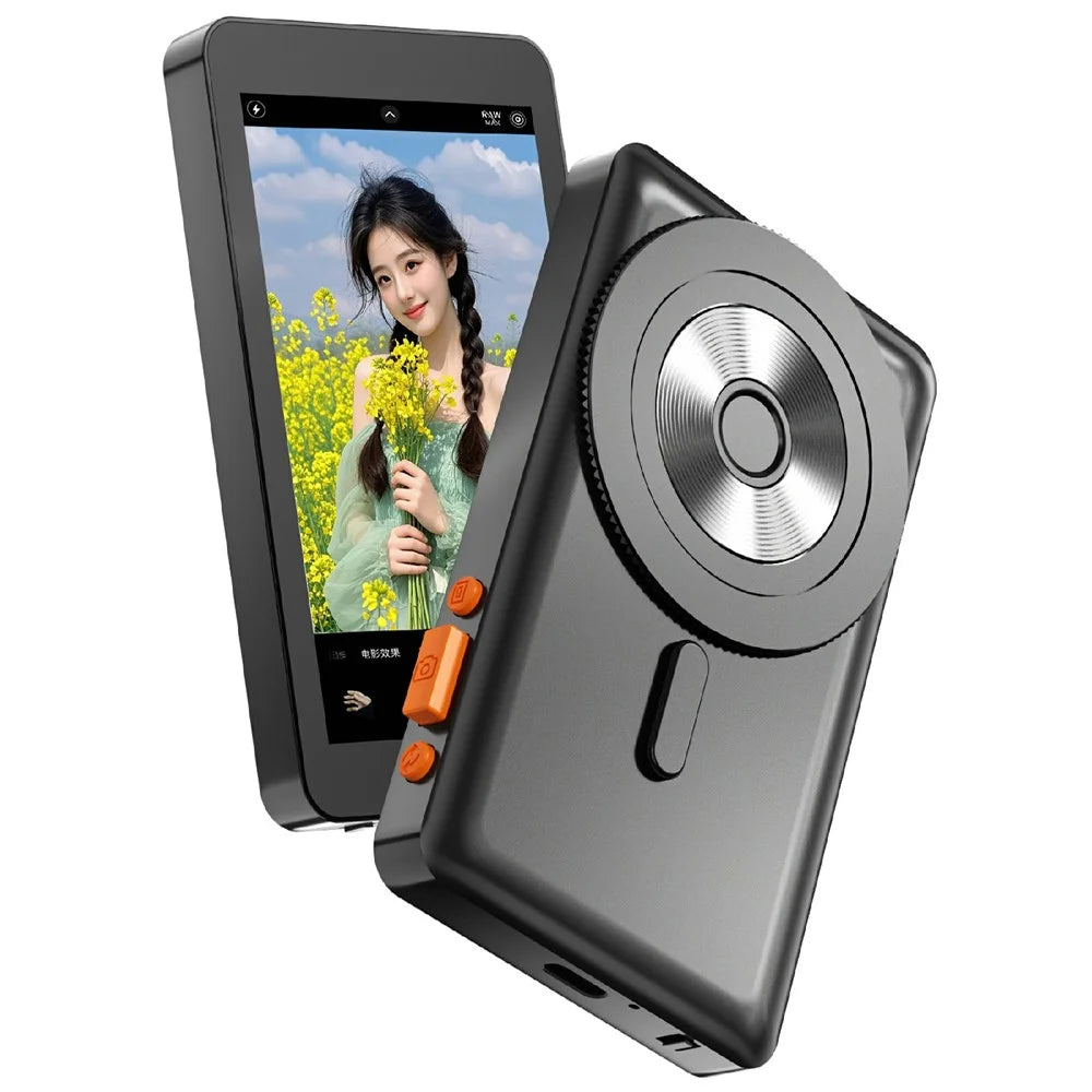 X40E Phone Vlog Selfie Monitor Screen Magnetic Mount BT Remote Rear Camera Monitor for Live Streaming - Black - 1