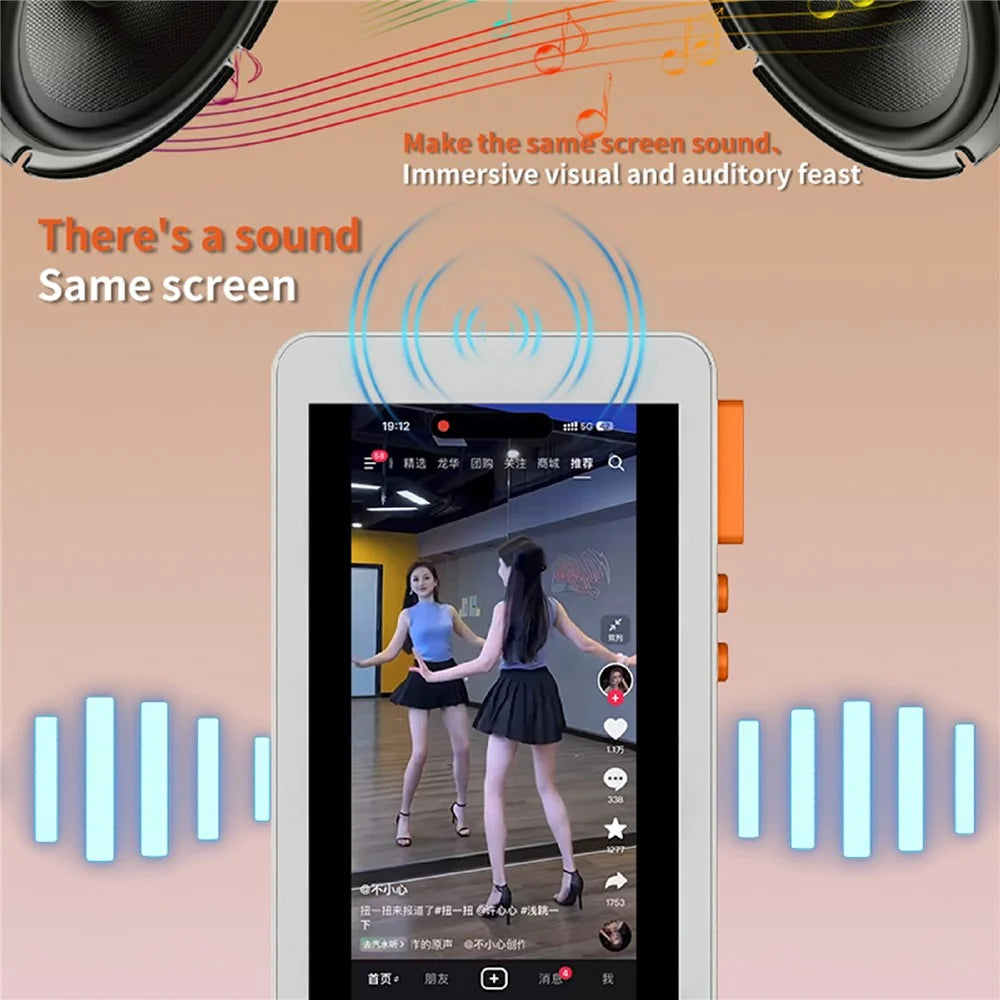 X40F 8 in 1 Ultra Version Multifunctional Phone Selfie Live Streaming Screen Mirroring Device - White - 2