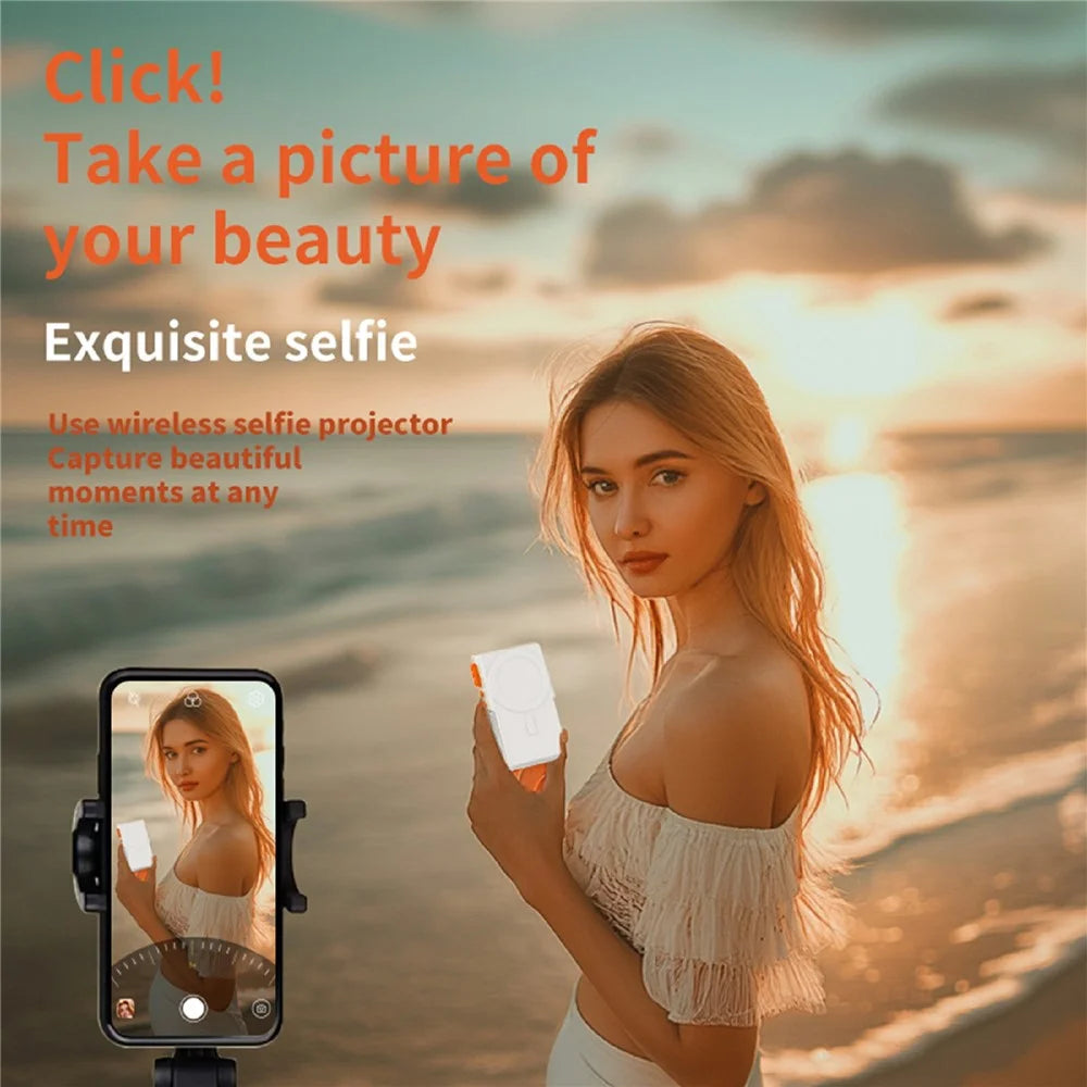 X40F 8 in 1 Ultra Version Multifunctional Phone Selfie Live Streaming Screen Mirroring Device - White - 4
