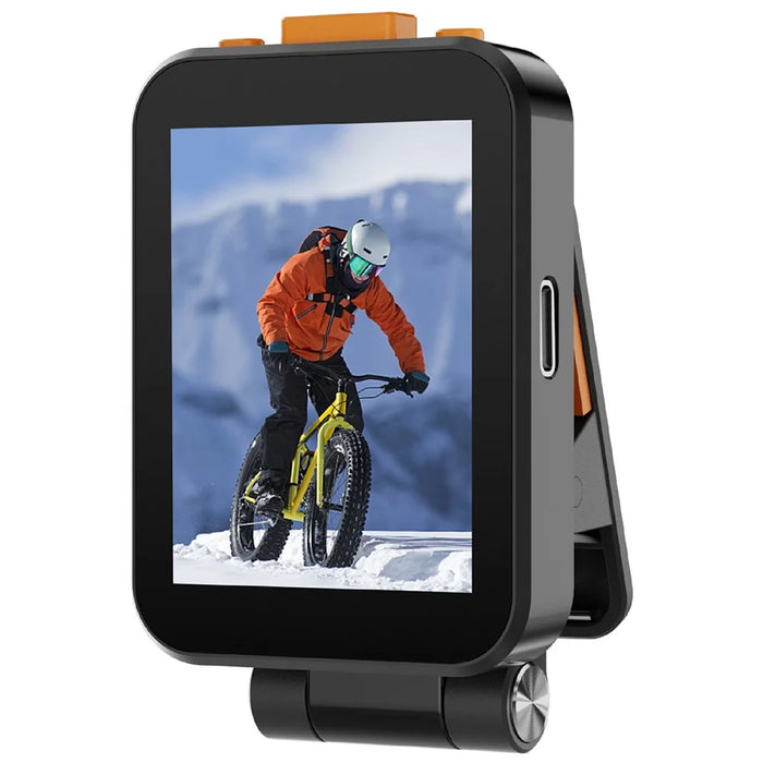 X40G Mini Selfie Monitor Screen with Clip, BT Remote Cellphone Back Camera Monitor for Live Streaming / Vlogging - Black - 2