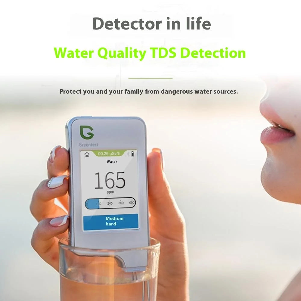 GREENTEST ECO6 Food Safety Tester for Fruits / Vegetables / Meat / Fish Nitrate Radiation Detector, EU Plug (BPA Free, No FDA) - White - 7