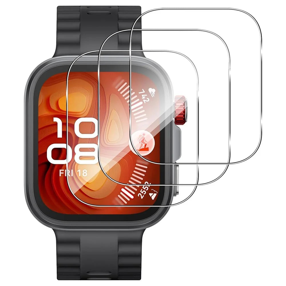 3Pcs For Huawei Watch Fit 4 Pro TPU Watch Screen Protector 3D Edge Anti Scratch Hydrogel Film - 1