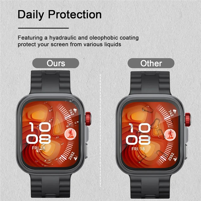 3Pcs For Huawei Watch Fit 4 Pro TPU Watch Screen Protector 3D Edge Anti Scratch Hydrogel Film - 6