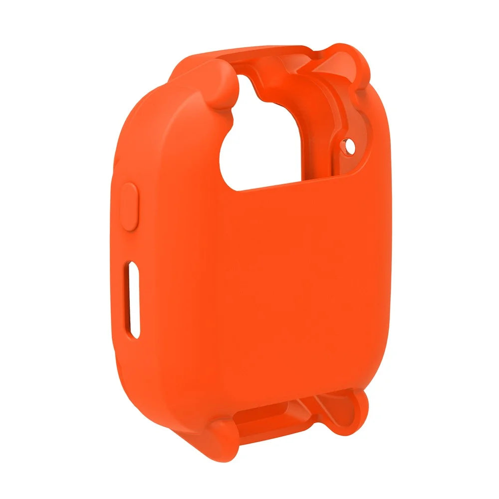 For Xiaomi Redmi Kids Watch Protective Case Soft Silicone Cover - Orange - 3