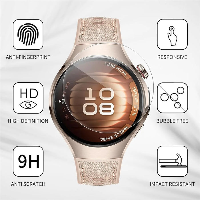 3Pcs For Huawei Watch 5 42mm TPU Watch Screen Protector Anti Scratch HD Clear Hydrogel Film - 5