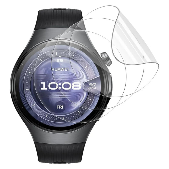 3Pcs For Huawei Watch 5 46mm TPU Watch Screen Protector Anti Scratch HD Clear Hydrogel Film - 1