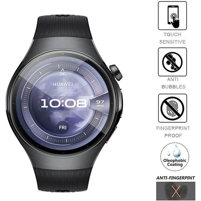 3Pcs For Huawei Watch 5 46mm TPU Watch Screen Protector Anti Scratch HD Clear Hydrogel Film - 4