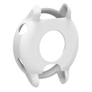 For GarminActive 6 Watch Case Silicone Protective Frame Cover - White - 2
