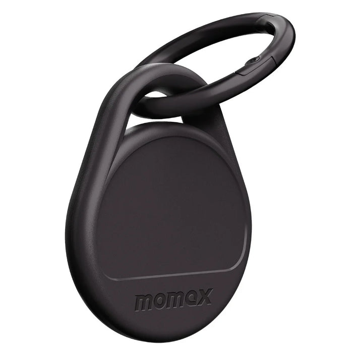 MOMAX Pinpop Duo Keychain Smart Tracker Bluetooth-Compatible Key Finder for iOS / Android - Black - 1