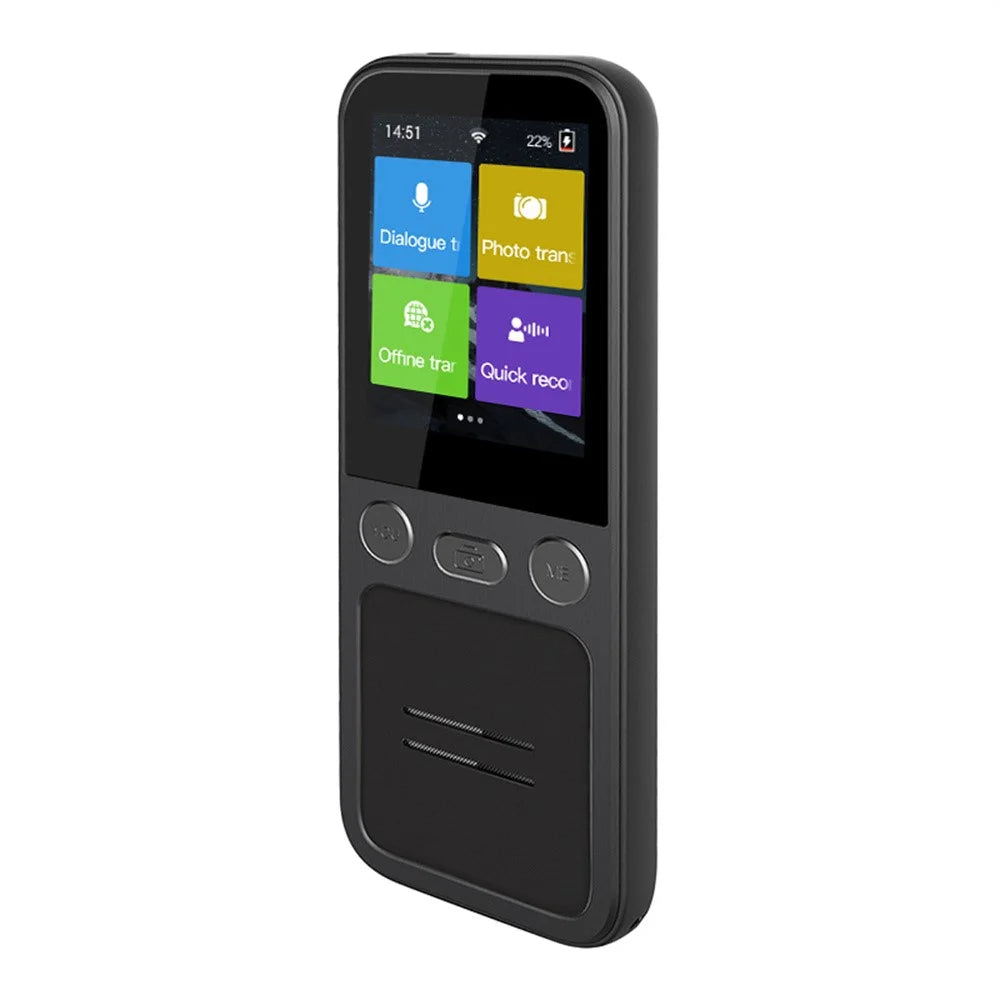 T16 134 Languages Online Translator 2.4 Inch WiFi Smart Voice Translator Photo Translation Device, 1+8GB - 3