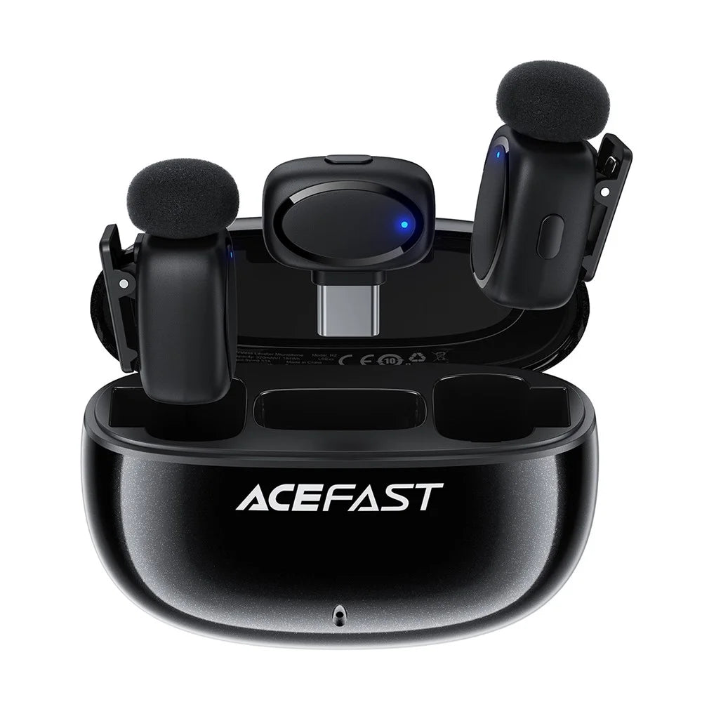 ACEFAST R2 Wireless Lavalier Microphones Omnidirectional Pickup For Recording  /  Interviews - 1