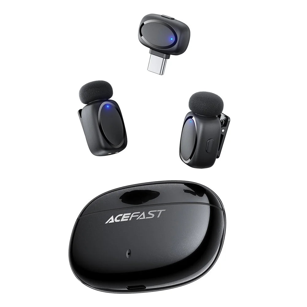 ACEFAST R2 Wireless Lavalier Microphones Omnidirectional Pickup For Recording  /  Interviews - 7
