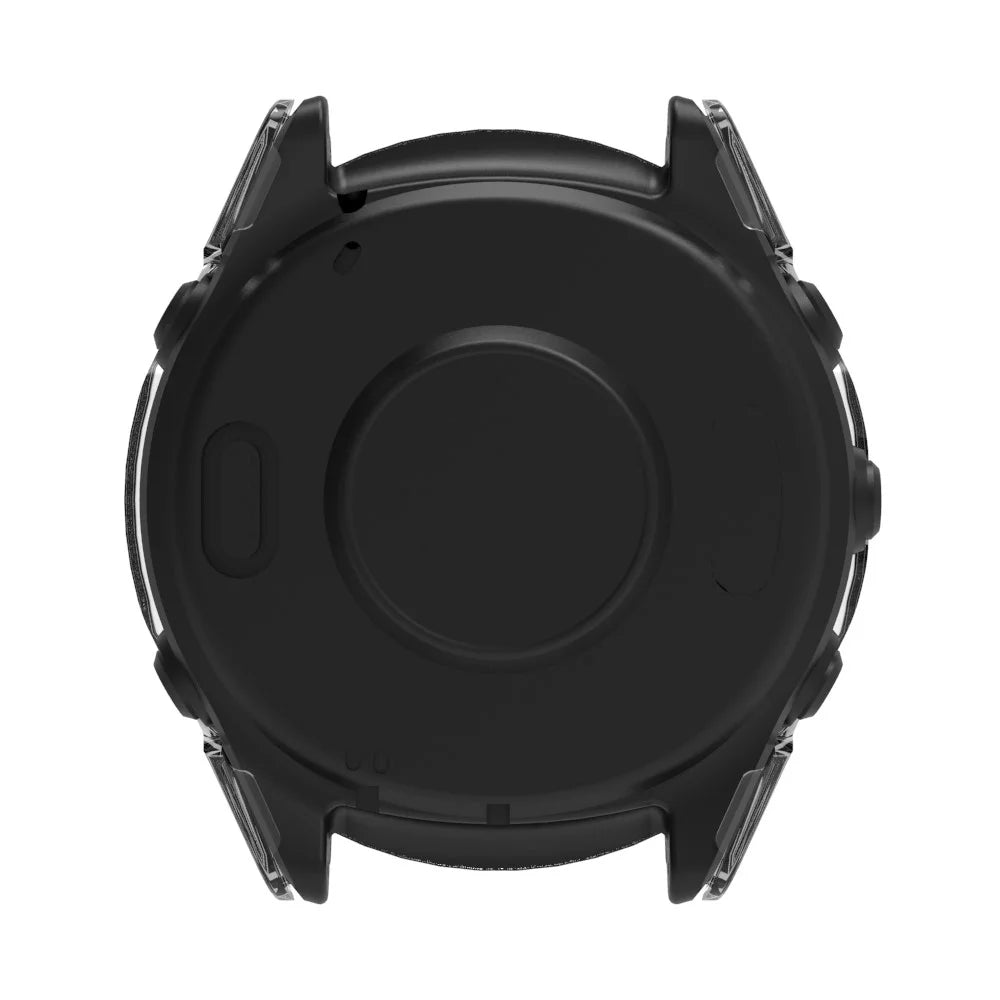 For Garmin Forerunner 570 42mm Watch Case with Screen Protector PC Protective Cover Tempered Glass - Transparent - 5