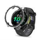 For Garmin Forerunner 970 Watch Case with Screen Protector PC Protective Cover Tempered Glass - Transparent - 2