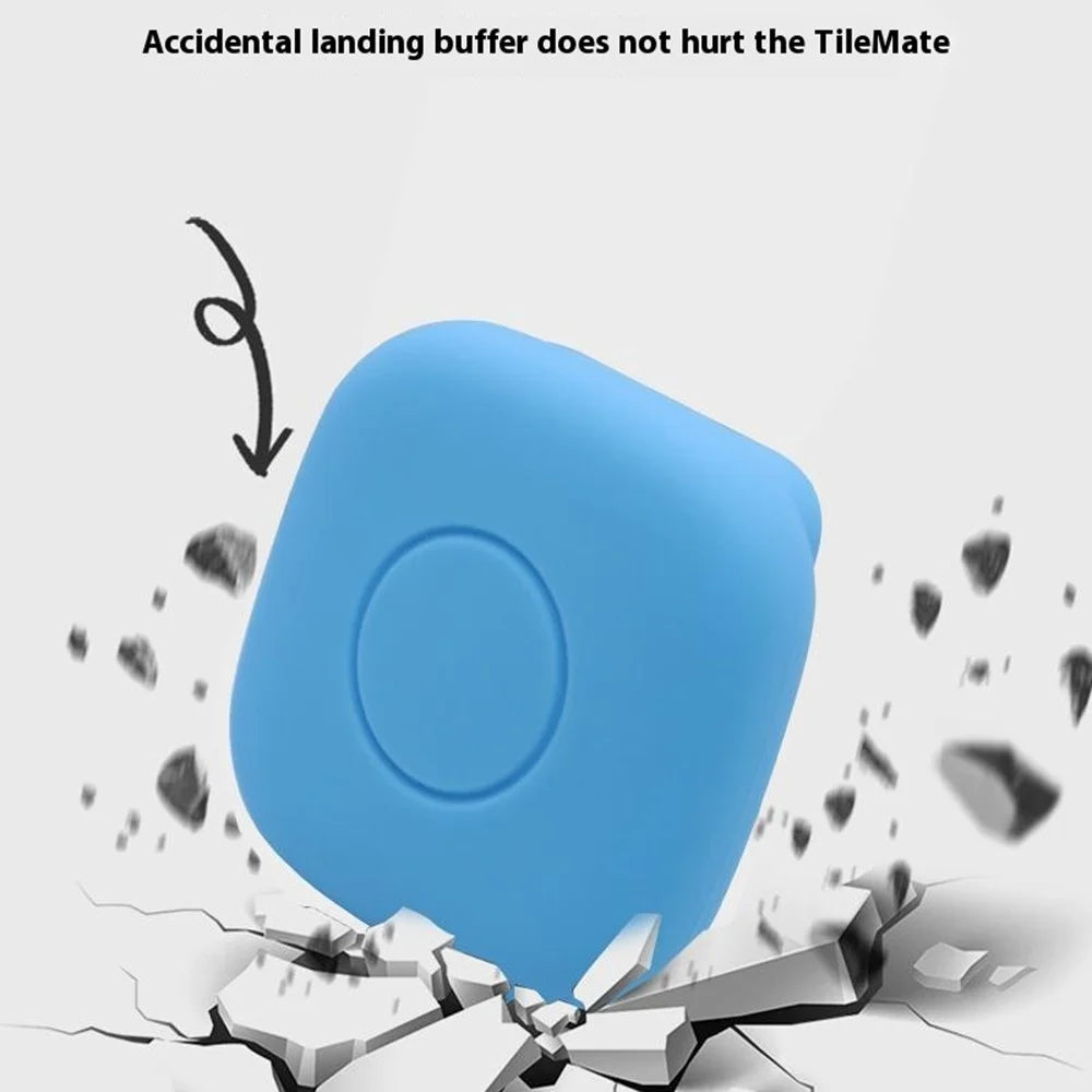 For Tile Mate (2024) Silicone Case Smart Tracker Waterproof Protective Cover Brooch Style for Children - Green - 6