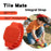For Tile Mate (2024) Silicone Case Waterproof Adjustable Children Wrist Band Smart Tracker Watch Strap - Red - 2