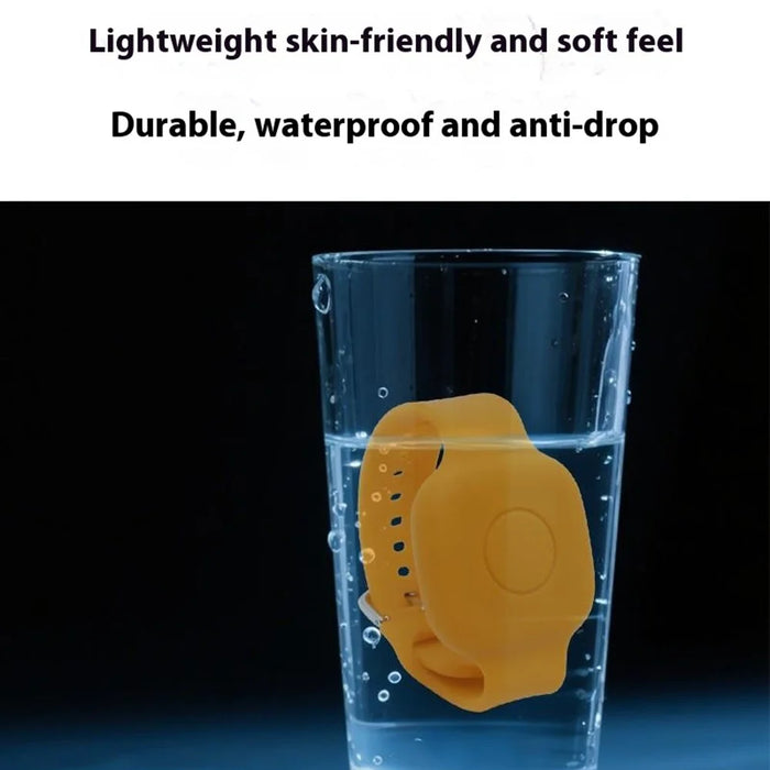 For Tile Mate (2024) Silicone Case Waterproof Adjustable Children Wrist Band Smart Tracker Watch Strap - Red - 7