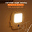 WD-005 Smart Motion Sensor Night Light Wireless Magnetic Round LED Lamp for Cabinet / Stairs / Hallway Wall Light - White - 4