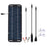 XXP335-125B 6W Polycrystalline Silicon Solar Panel 12V Car Battery Charger Maintainer with USB and DC Output - 1