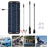 XXP335-125B 6W Polycrystalline Silicon Solar Panel 12V Car Battery Charger Maintainer with USB and DC Output - 2