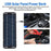 XXP335-125B 6W Polycrystalline Silicon Solar Panel 12V Car Battery Charger Maintainer with USB and DC Output - 3