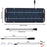 XXP335-125B 6W Polycrystalline Silicon Solar Panel 12V Car Battery Charger Maintainer with USB and DC Output - 6
