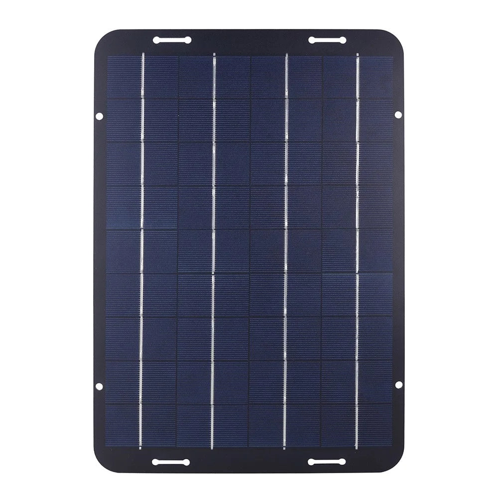 XXP330-230B For Car Battery Polycrystalline Silicon Solar Panel 12W Semi Flexible Maintainer with USB and DC Output - 4