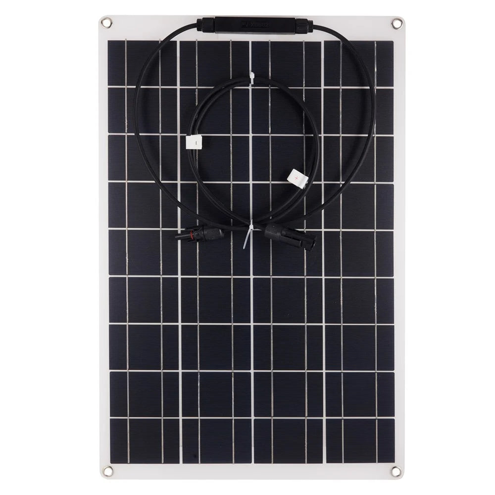 XXM540-350MC4+MC4 RV Car Yacht 30W Monocrystalline Solar Panel Bendable Outdoor Solar Charging Board - 3