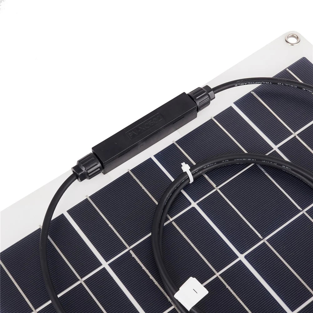 XXM540-350MC4+MC4 RV Car Yacht 30W Monocrystalline Solar Panel Bendable Outdoor Solar Charging Board - 6