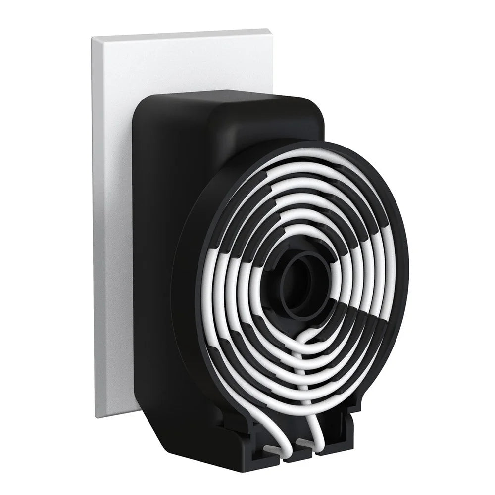 Wall Mount Bracket for Amazon Echo Dot (5th Gen) Speaker Holder Socket Organizer - Black - 3