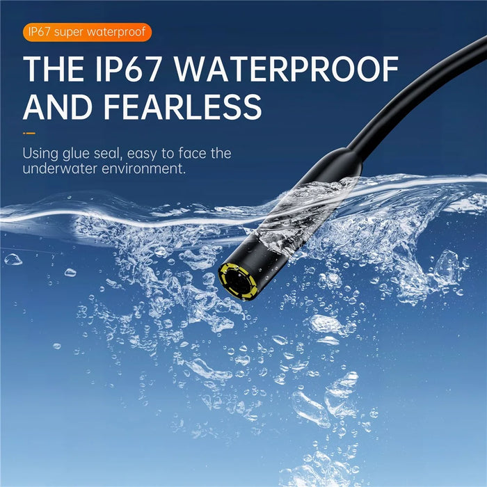 P380 2m Rigid Cable 4.3 Inch HD Screen Industrial Endoscope for Pipe Automotive Repair Camera with 8mm Lens - 7