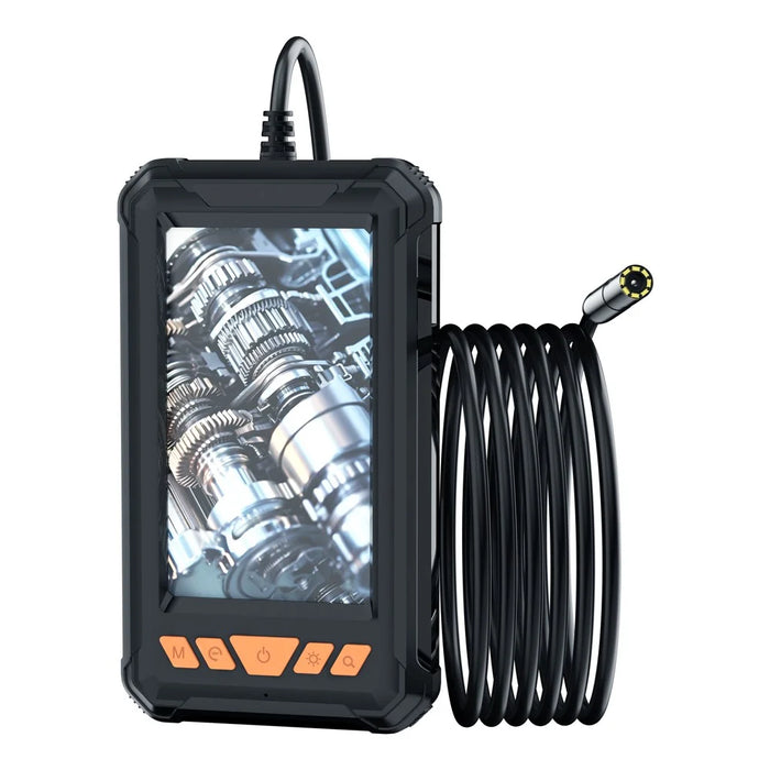 P380 10m Rigid Cable 4.3 Inch HD Screen Industrial Endoscope for Pipe Automotive Repair Camera with 8mm Lens - 1