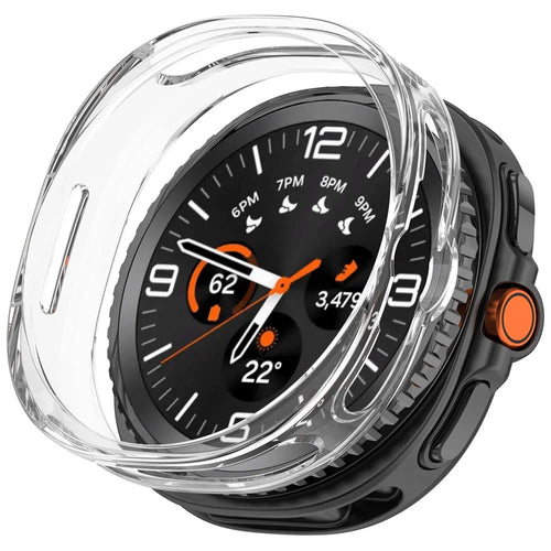 Clear Case for Samsung Galaxy Watch8 Classic 46mm TPU Semi-Enclosed Watch Cover - 1