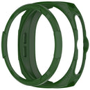 TPU Case for Samsung Galaxy Watch8 Classic 46mm Hollow Design Protective Watch Cover with Ring Shell - Green - 5