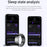 SY02 Carbon Fiber Pattern Smart Ring Multifunction Sleep Tracker Blood Oxygen Heart Rate Monitor, with Charging Case - Black / Size 7 - 6