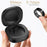 SY02 Carbon Fiber Pattern Smart Ring Multifunction Sleep Tracker Blood Oxygen Heart Rate Monitor, with Charging Case - Black / Size 7 - 7