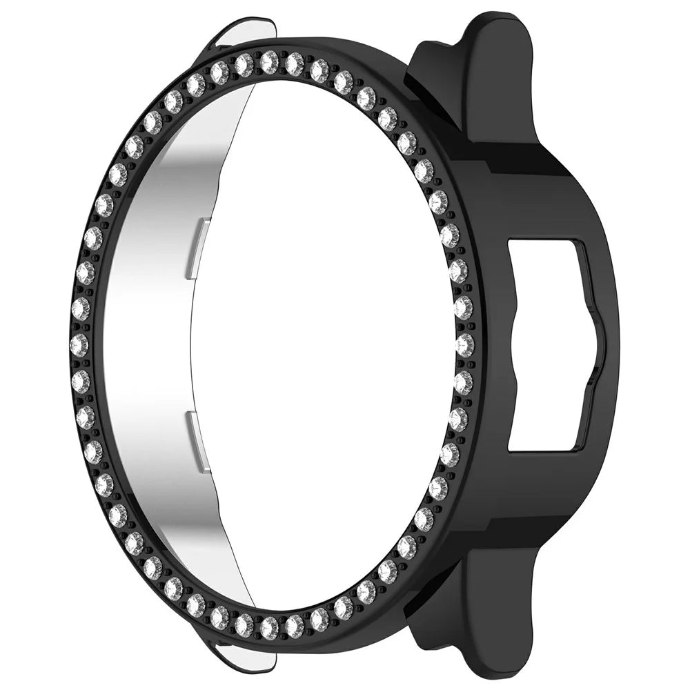 For Honor Choice ROSSINI 2e Case Cover Hollow Out Watch Protector with Single Row Rhinestone - Black - 4