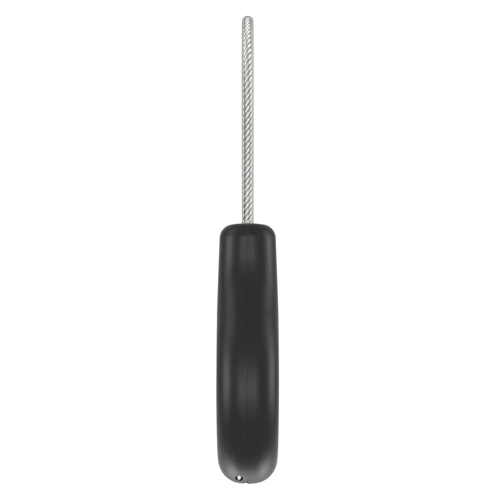 CM01 For Apple AirTag Magnetic Protective Case Alloy Shockproof Hanging Cover with Stainless Steel Wire - Black - 4