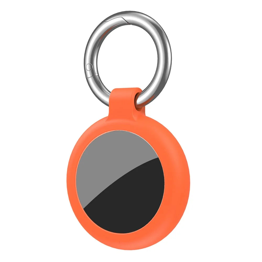CT18 For Apple AirTag Anti Lost Tracker Magnetic Protective Case Ultra Light Waterproof TPU Cover - Orange - 1