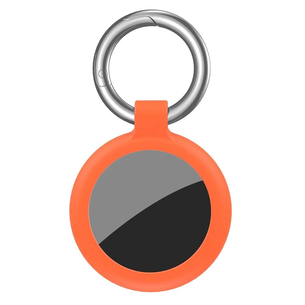 CT18 For Apple AirTag Anti Lost Tracker Magnetic Protective Case Ultra Light Waterproof TPU Cover - Orange - 2