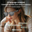 A11 AI Smart Bluetooth-compatible Glasses Multi Language Translation Video Call Cycling Sunglasses - Grey - 3
