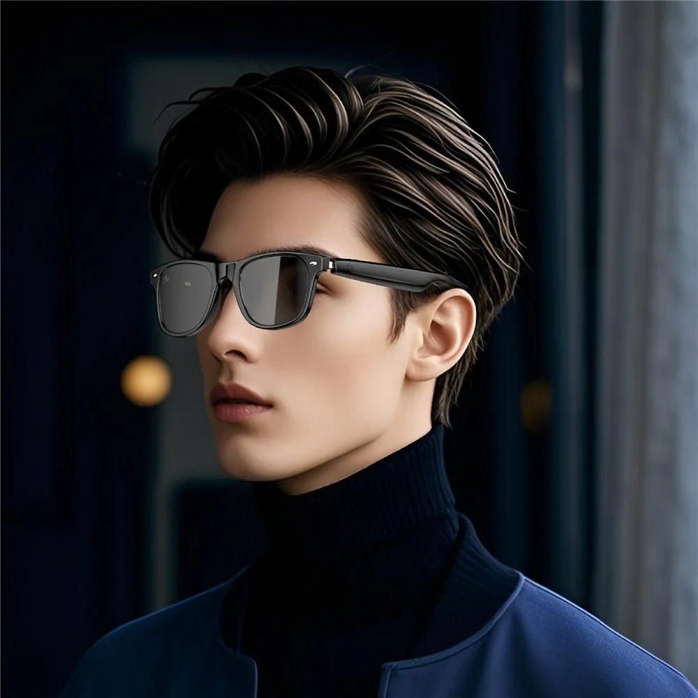 A13 AI Translation Smart Glasses for Driving Wearable Bluetooth-compatible Music Sunglasses - Sunglasses - 4