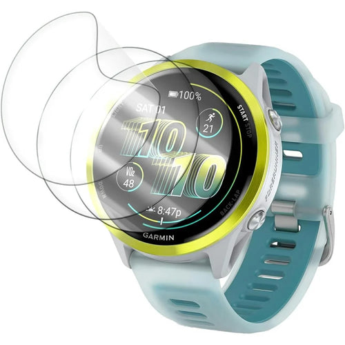 3Pcs For Garmin Forerunner 570 47mm TPU Watch Screen Protector 3D Edge Anti Scratch Hydrogel Film - 1
