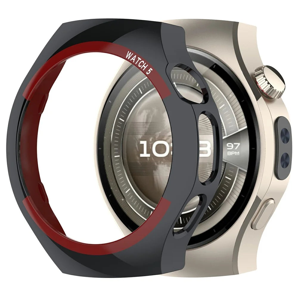 For Huawei Watch 5 46mm Protective Case Hard PC Smart Watch Case Cover - 5