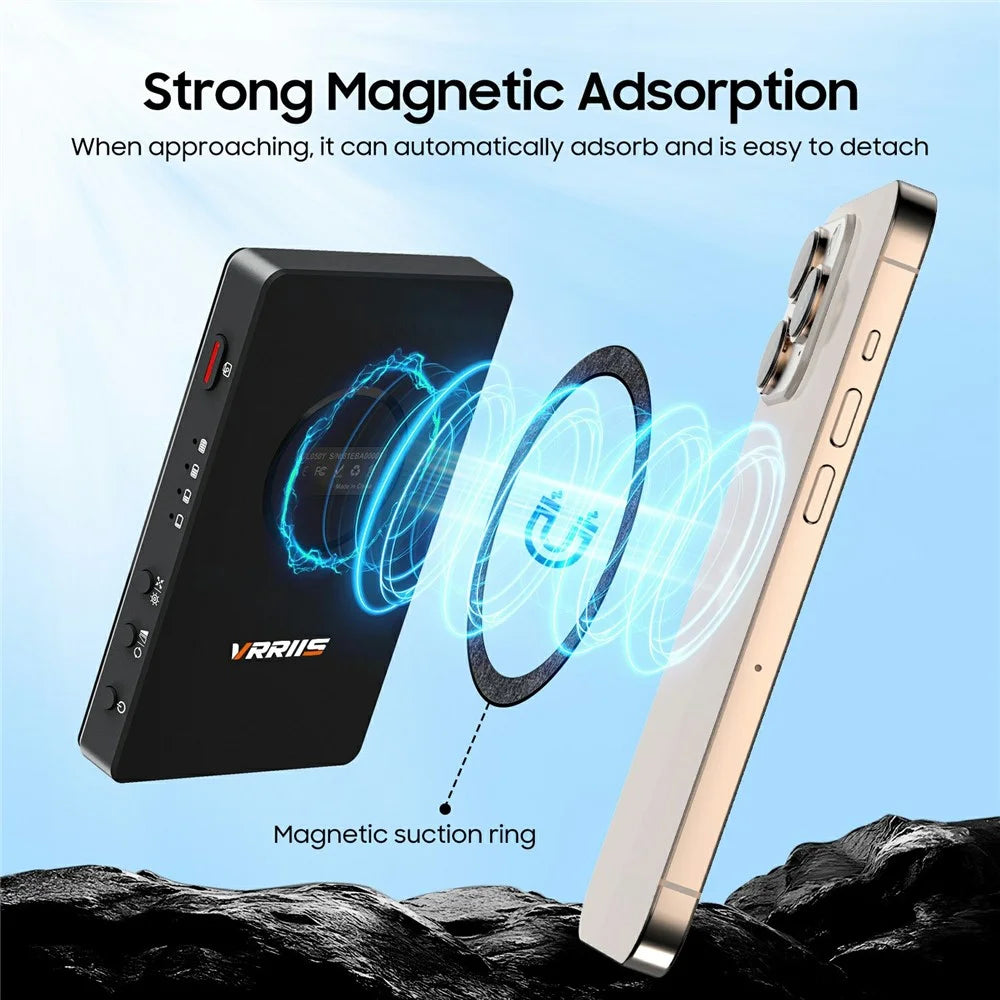 VRRIIS WL-050 Smartphone Wireless Screen Mirroring Device Magnetic Selfie Display Monitor - 3