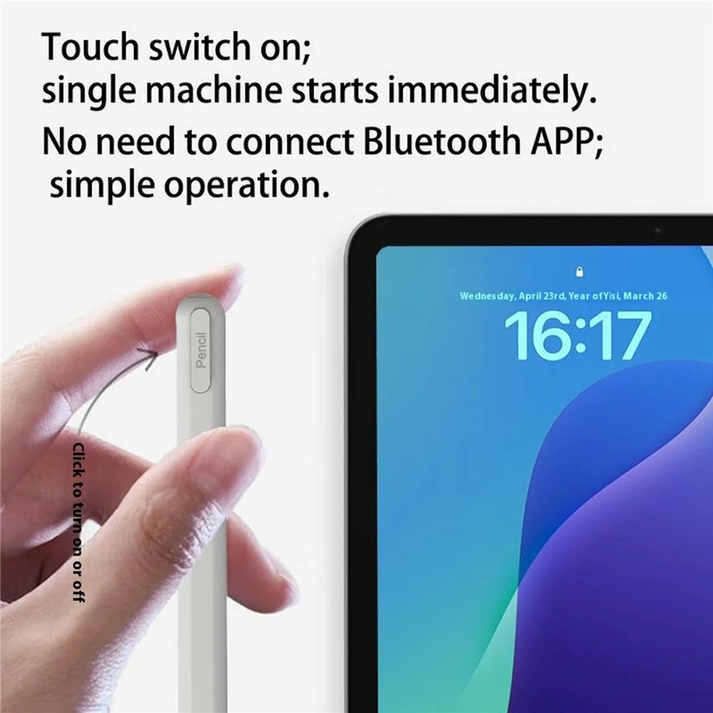 P7 Pro For iPad Stylus Pen Magnetic Absorption Palm Rejection Drawing Writing Pencil - 4